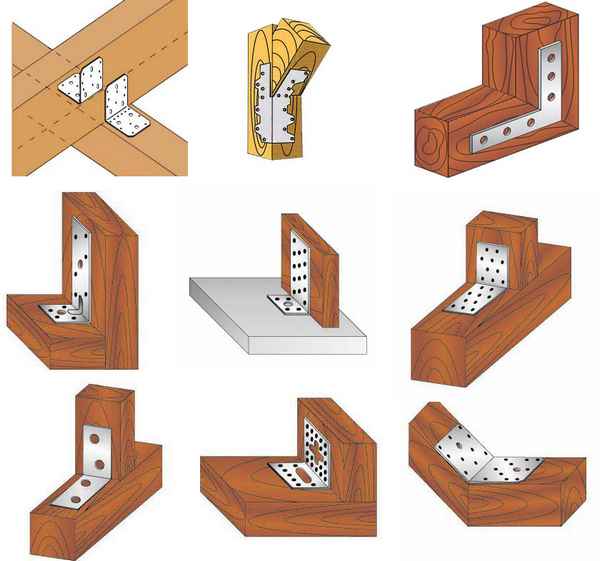 Способы крепления деревянных конструкций